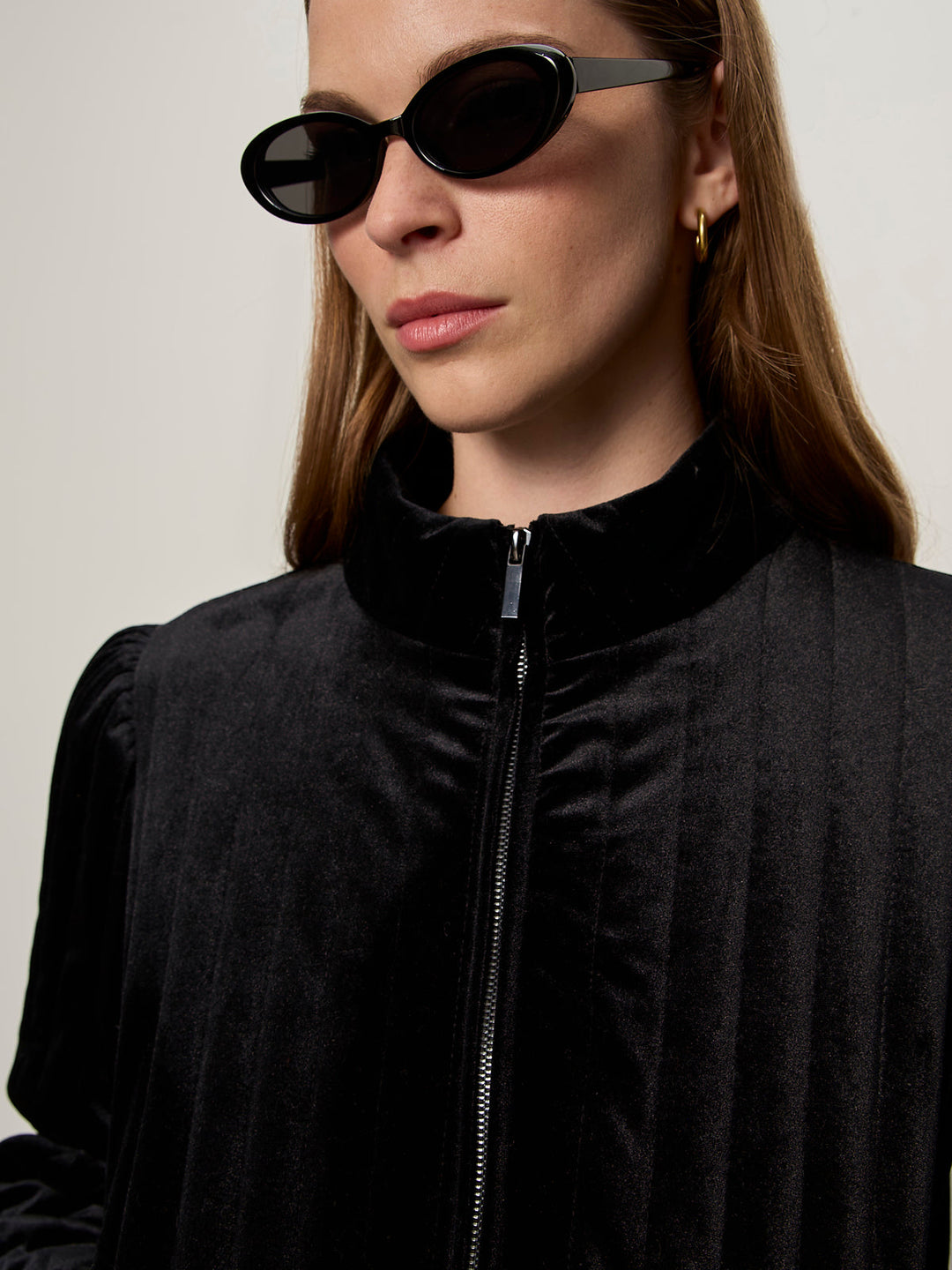 Quilted Velvet Jacket