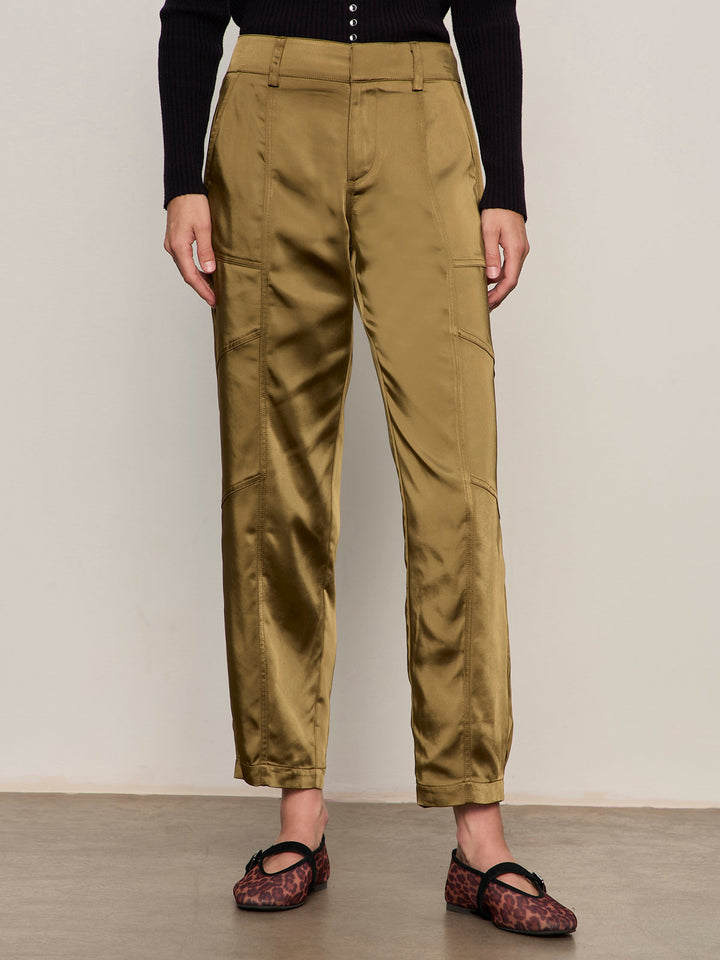 SAHARA SATIN TAPPERED PANT