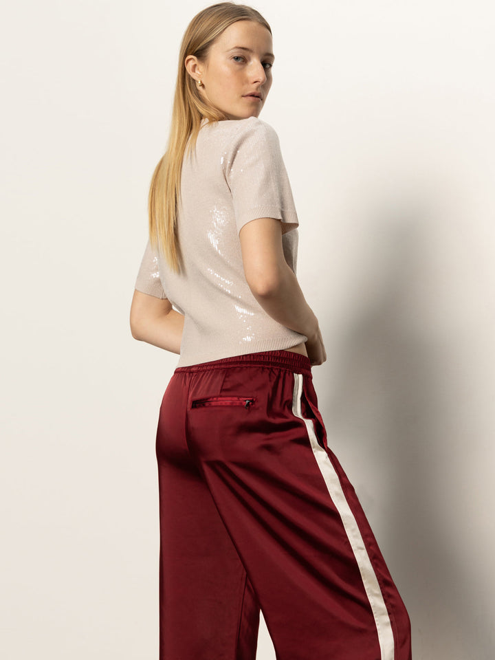SATIN TRACK PANT