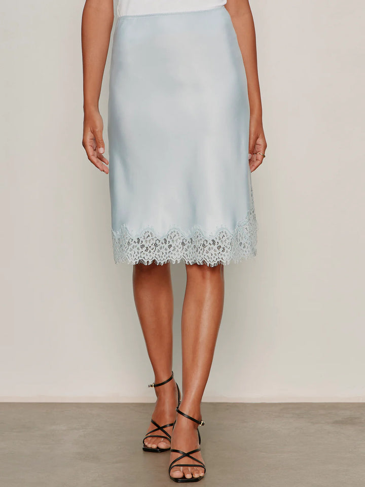 EFFORTLESS LACE SLIP SKIRT