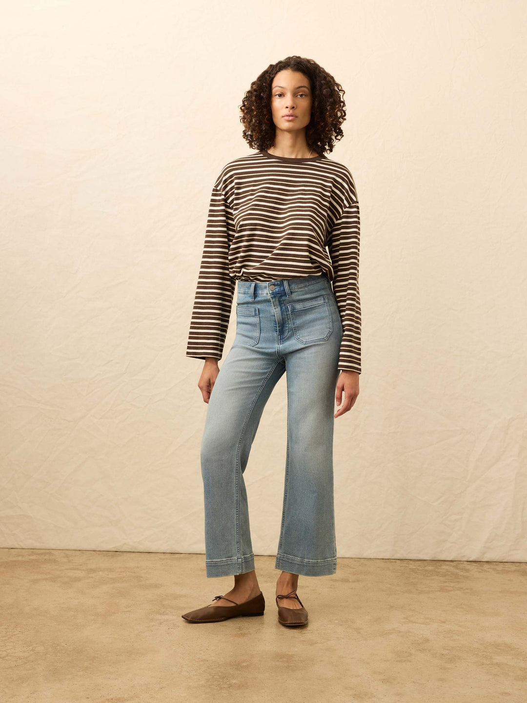 Stretch Terry Patch Pocket Ankle Pant