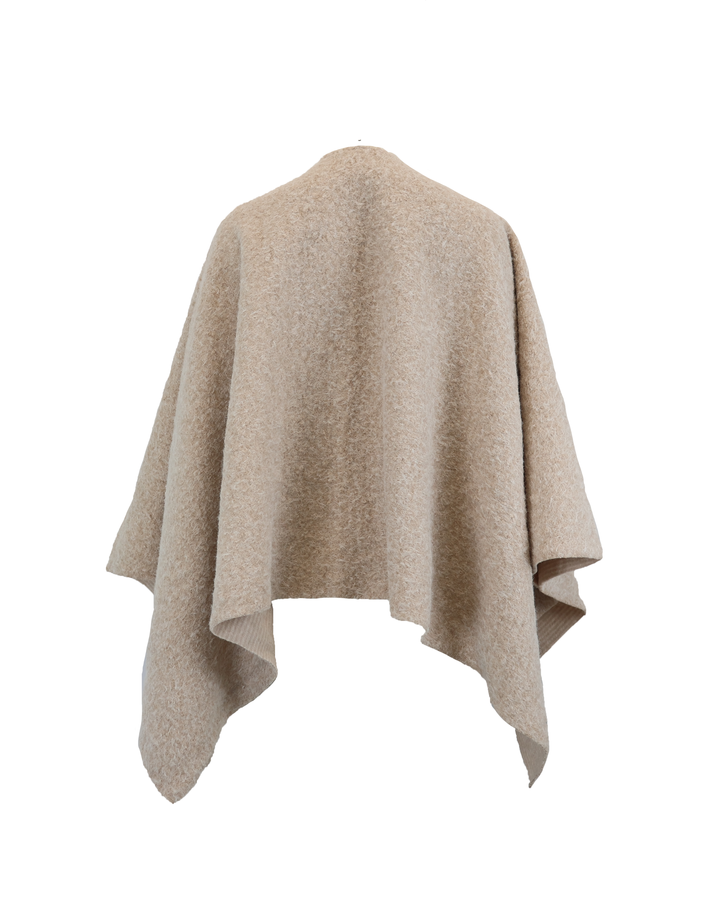 MOHAIR TEXTURE PANCHO COVER-UP