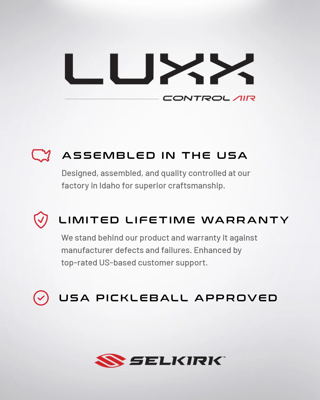 Luxx Control Air Epic PPA Paddle