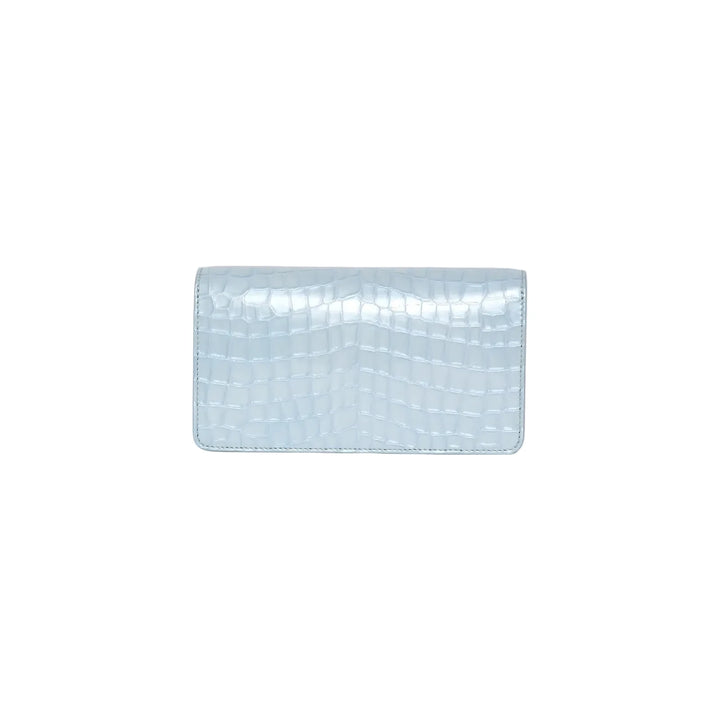 Envelope Faux Croc Bag