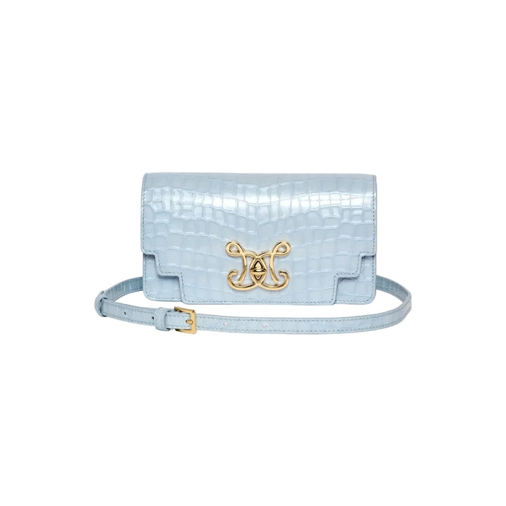 Envelope Faux Croc Bag