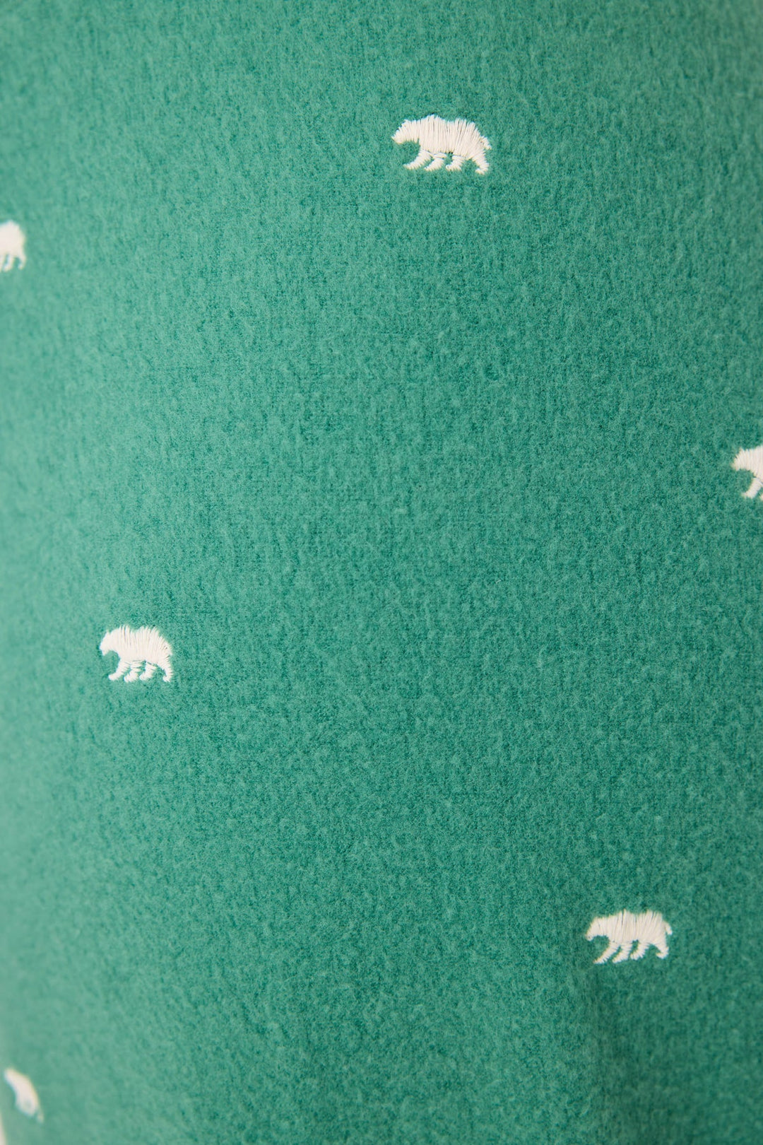 The Outsider Embroidered Bear Fleece Banded Pants