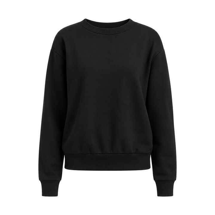 SOFT TOUCH SOLID LONG SLEEVE SWEATSHIRT
