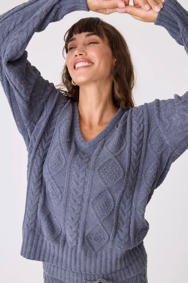 Chenille Knit PJ Top