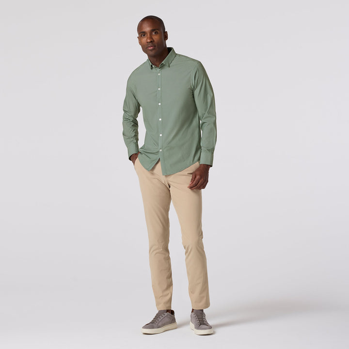 Leeward No Tuck LS Dress Shirt - Trim Fit