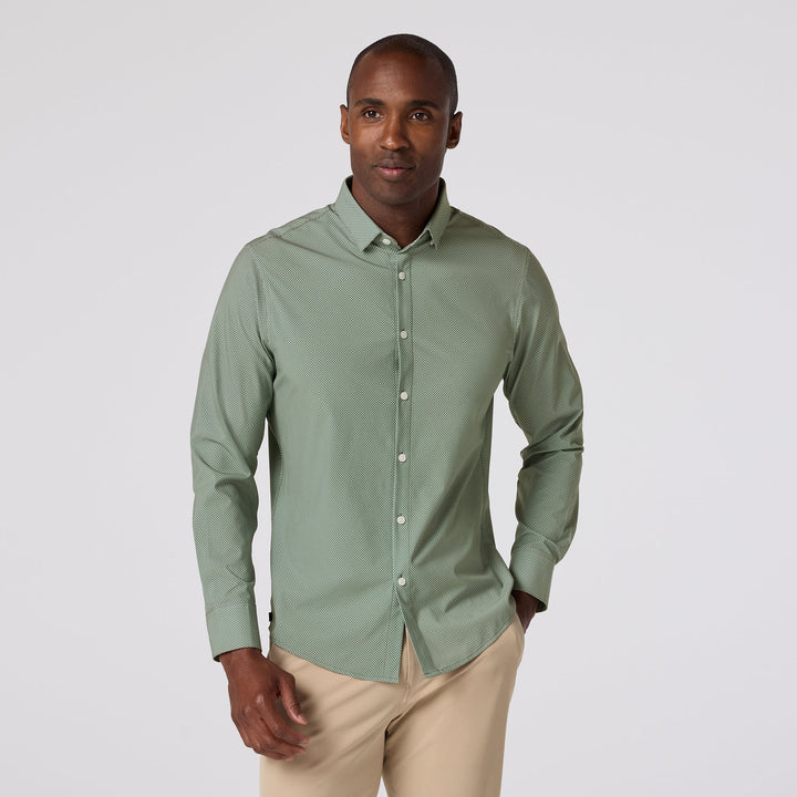 Leeward No Tuck LS Dress Shirt - Trim Fit