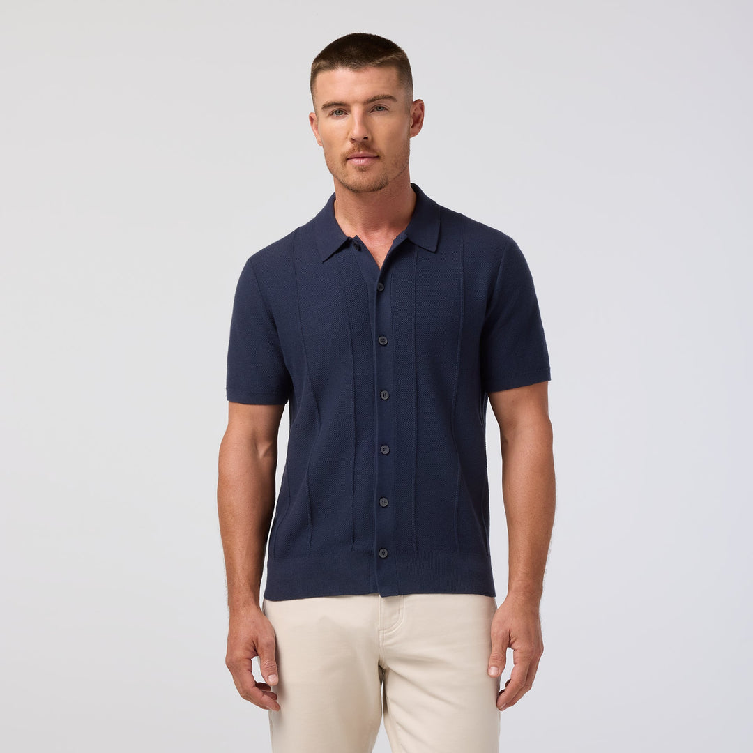 Ashe SS Polo Sweater (Trim Fit)