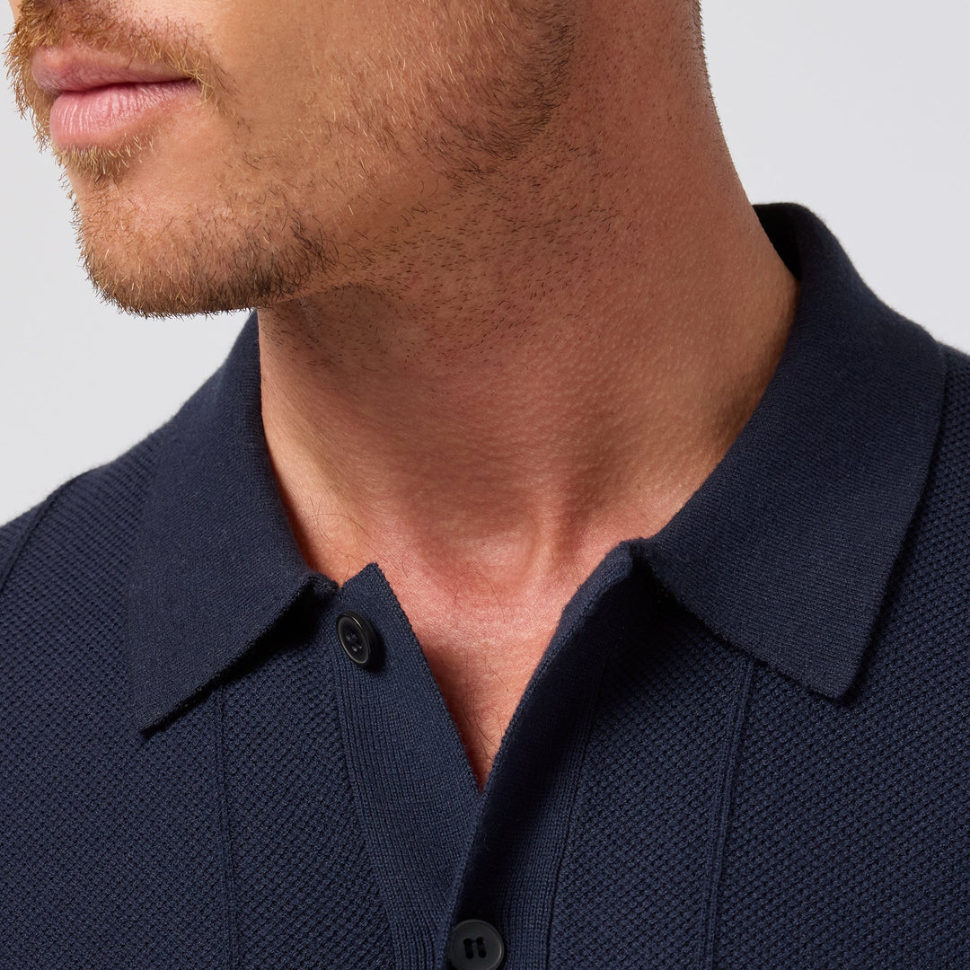 Ashe SS Polo Sweater (Trim Fit)