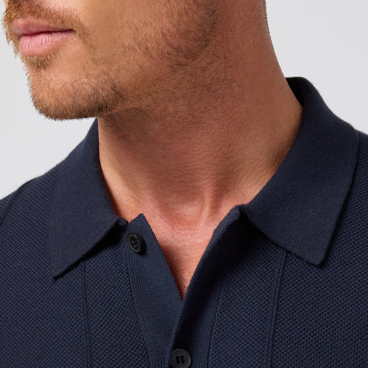 Ashe SS Polo Sweater (Trim Fit)