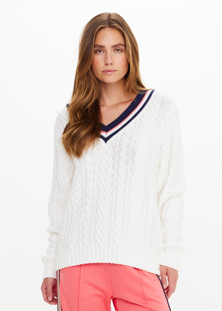 ESPADA LOUIE V NECK SWEATER