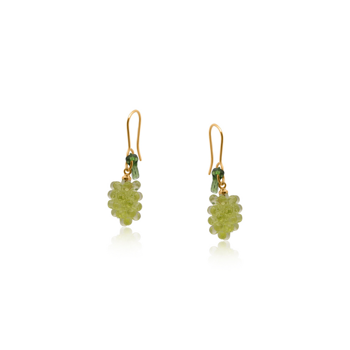 DYONISSUS BUNCH OF GRAPES DANGLE EARRINGS
