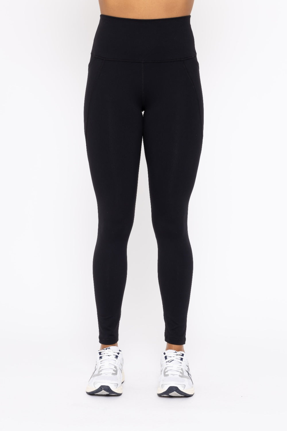 Tapered Band Essential Solid Highwaist Leggings