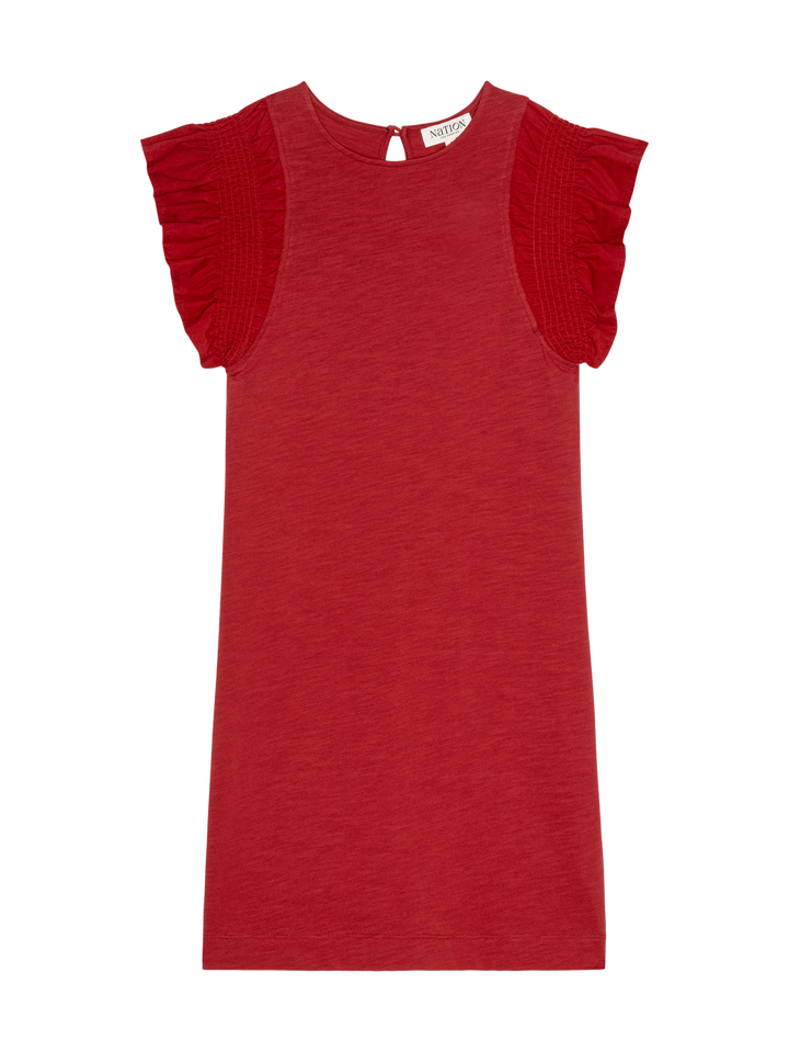 Ellis Ruffle Sleeve Dress