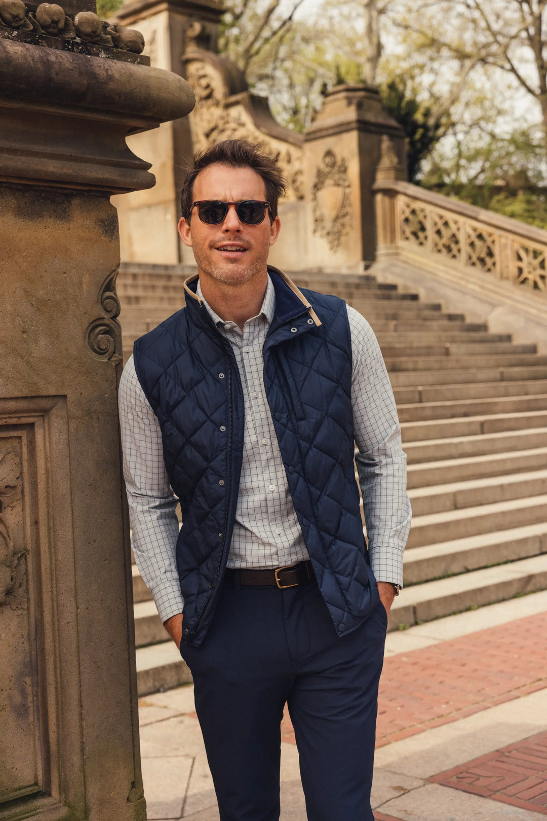 MIZZEN+MAIN Belmont Quilted Vest