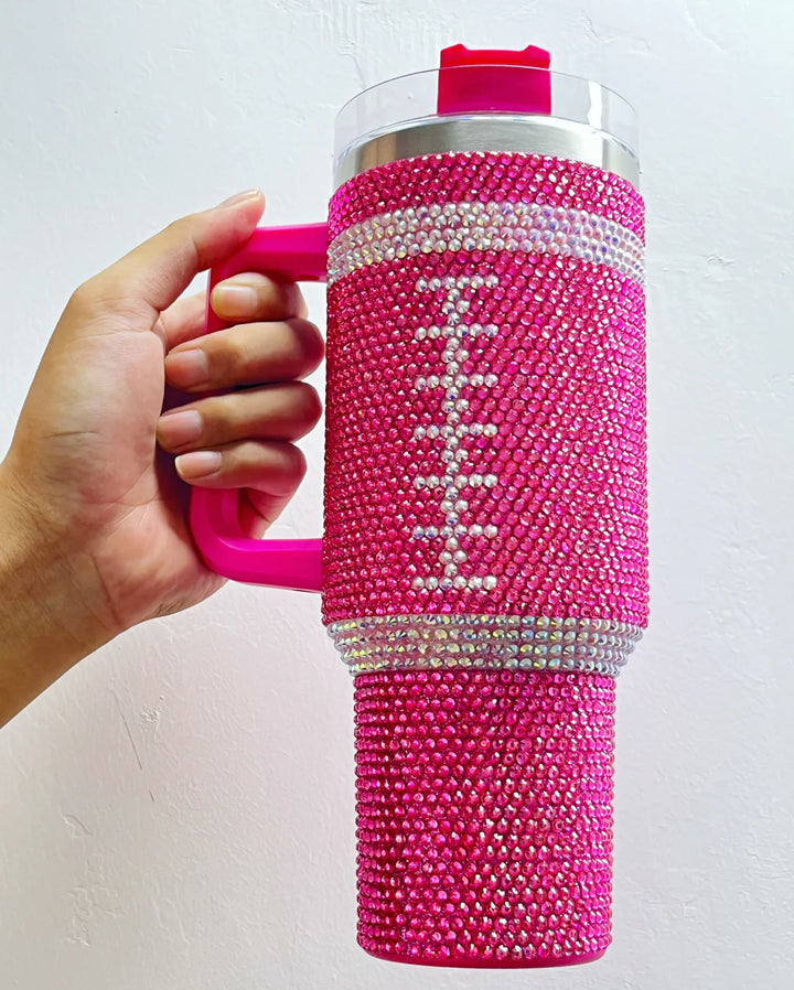 LLG Diamond Football Tumbler