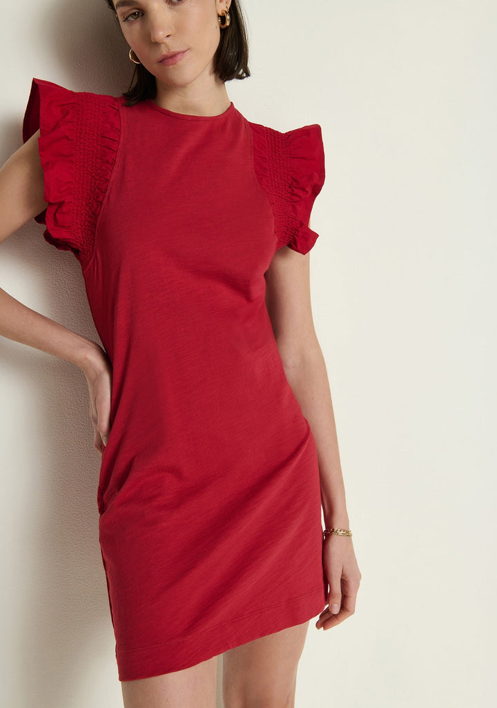Ellis Ruffle Sleeve Dress