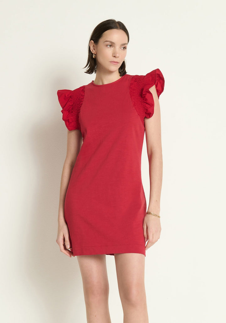 Ellis Ruffle Sleeve Dress