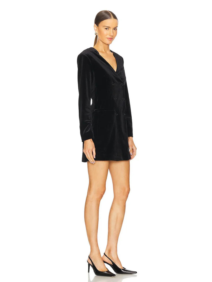 SANCTUARY VELVET BLAZER DRESS